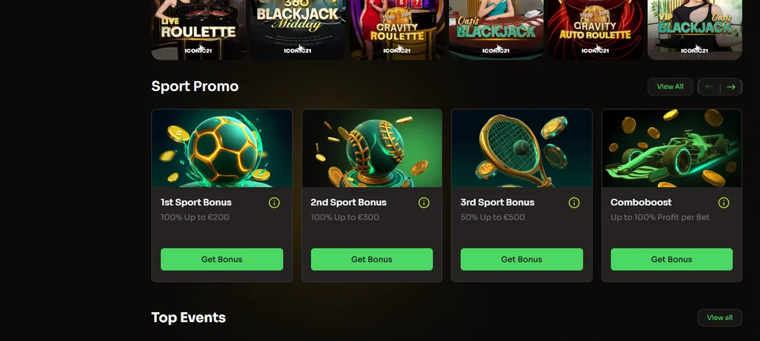 Win sportbonussen Holy Luck Casino