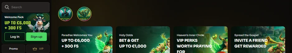 Claim welkomstbonus Holy Luck Casino